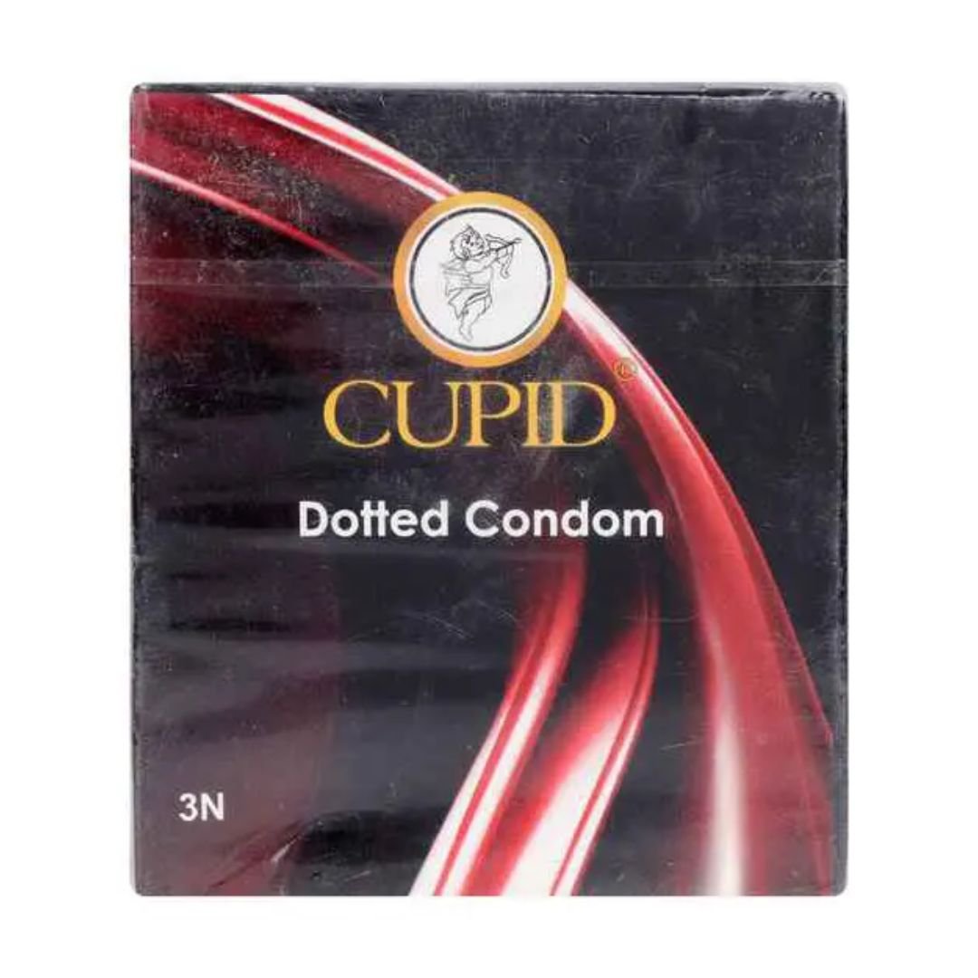 CUPID DOTTED CONDOM-FLAVOURLESS